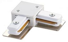 Коннектор для шинопровода L-образный Volpe UBX-Q121 K21 Однофазный Белый IP20 картинка 